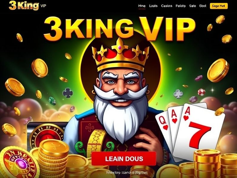 Discover the world of 3king vip online casino gaming. Explore exclusive vip programs, latest casino bonuses, and expert reviews on various gambling games.